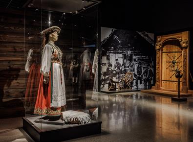 Frå utstillinga på Vest-Telemark Museum Eidsborg.