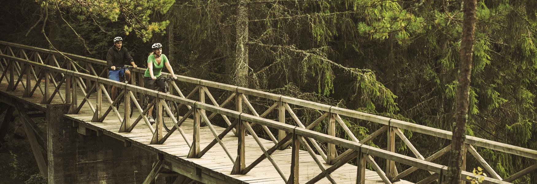 Populære sykkelturer