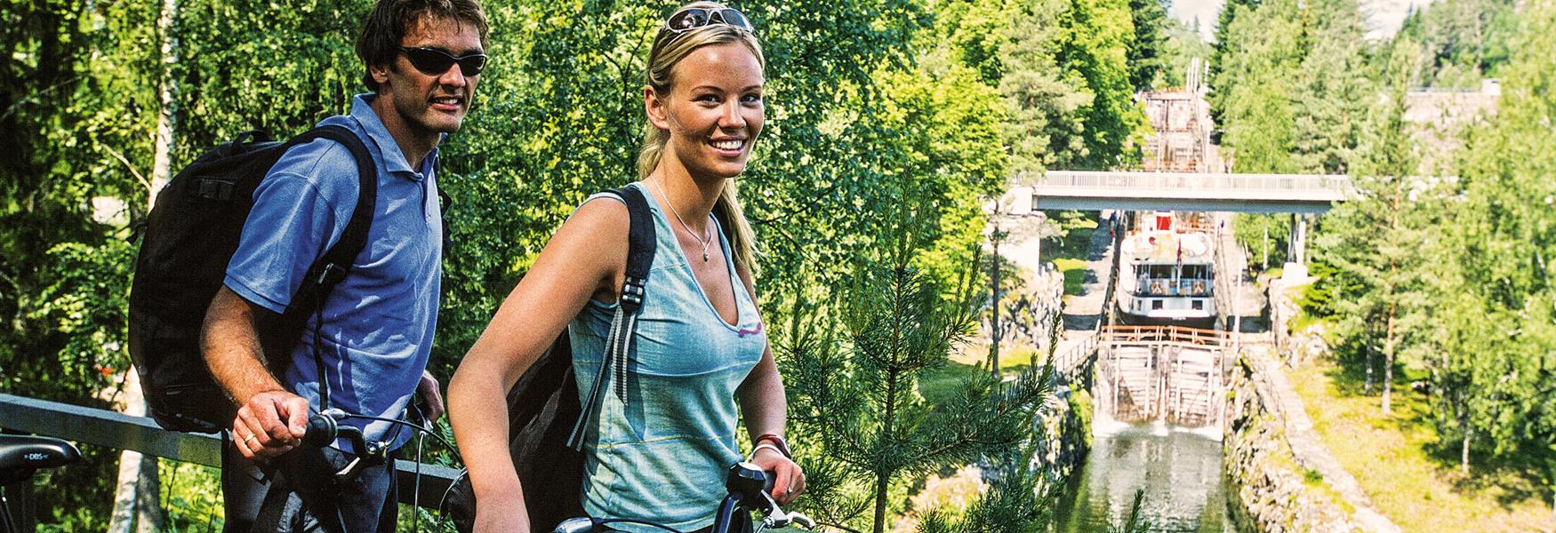 Populære sykkelturer