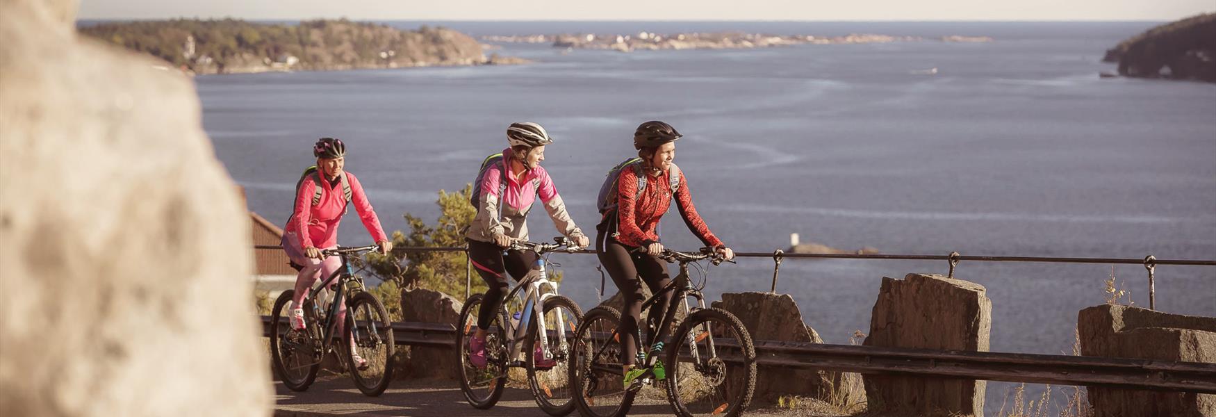 Populære sykkelturer