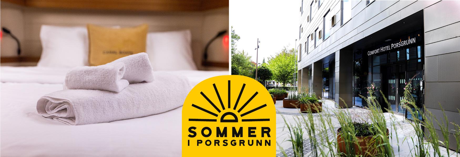 bildecollage av 2 bilder fra Porsgrunn