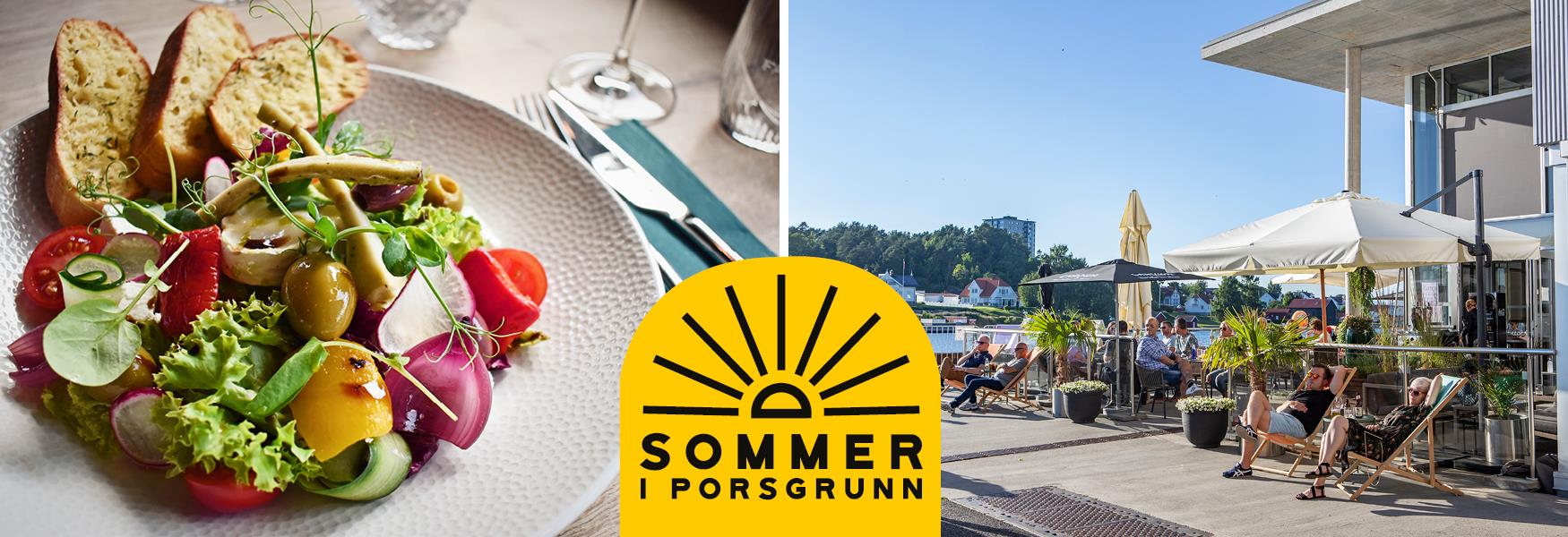 bildecollage av 2 bilder fra Porsgrunn