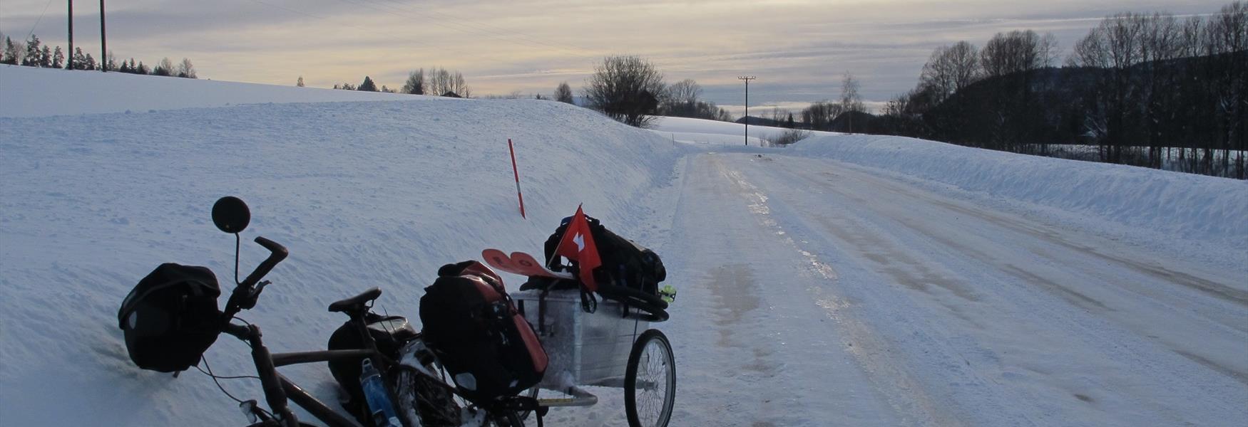 Fra Sveits til Telemark på sykkel