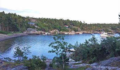The coastal path at Prisgrunn