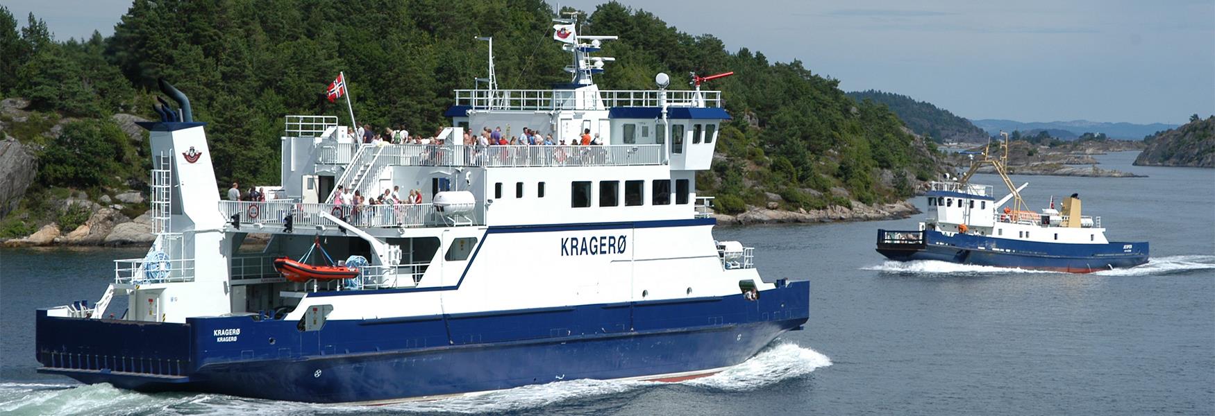 Ferger i Kragerø skjærgården