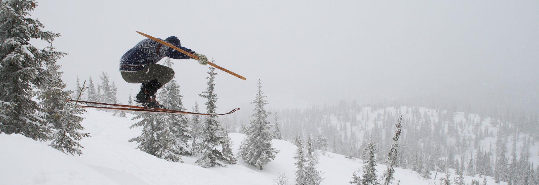 Skihopp i Sondre Norheims stil, Morgedal.