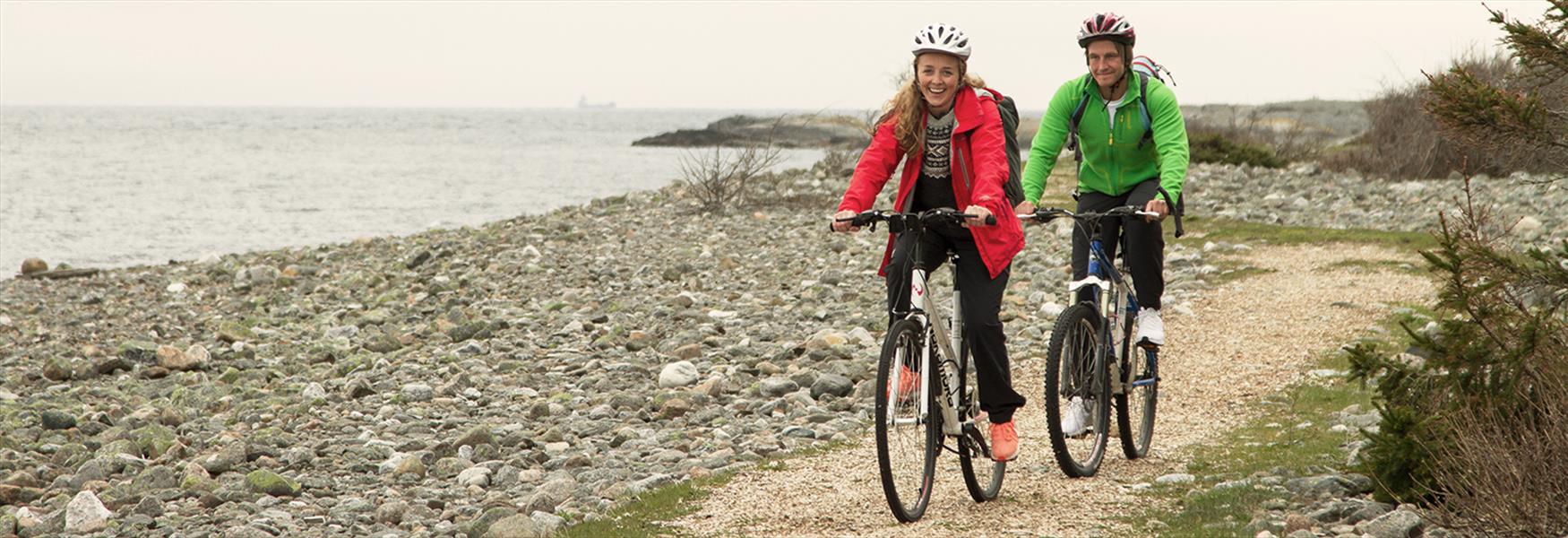 sykling på Jomfruland
