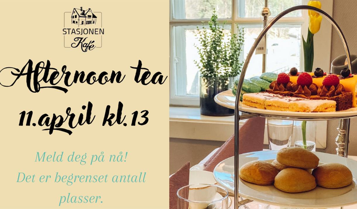 Afternoon tea hos Stasjonen kafe