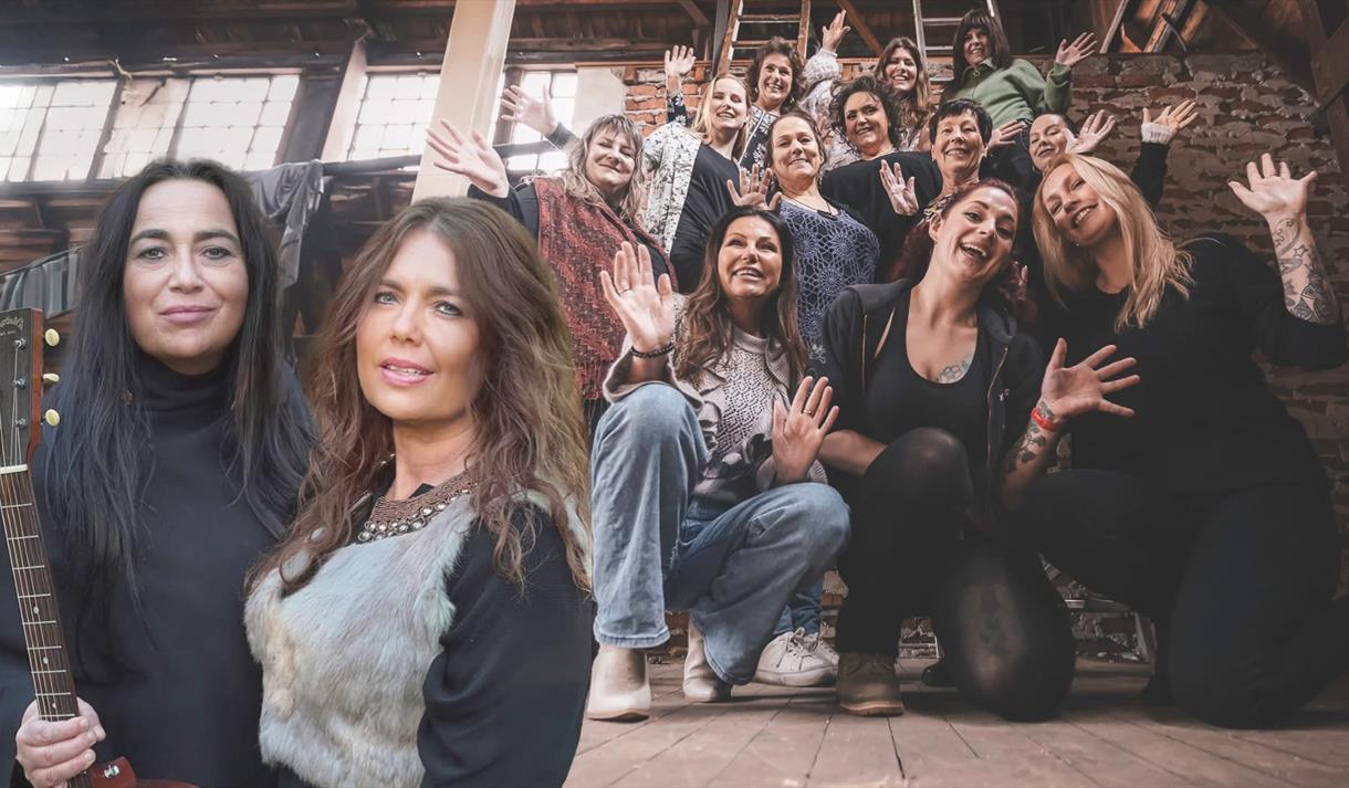 blueskveld med Damer i Blues og Bluestown Voices