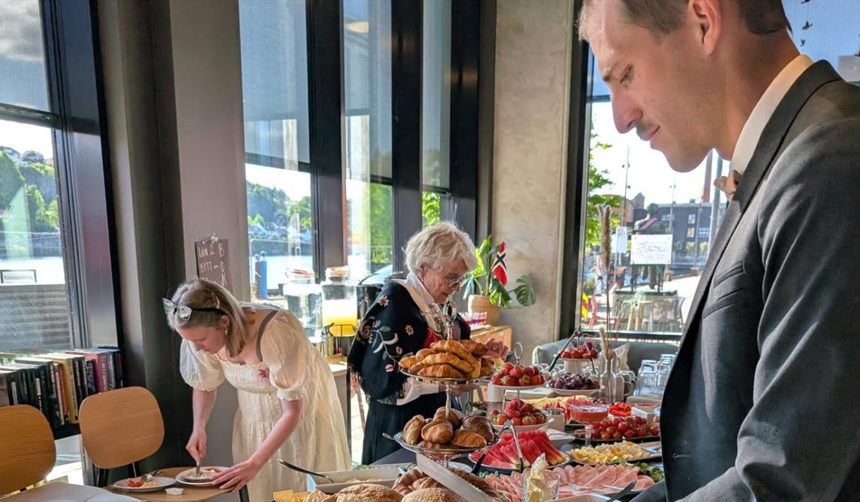 Fra fjorårets frokost