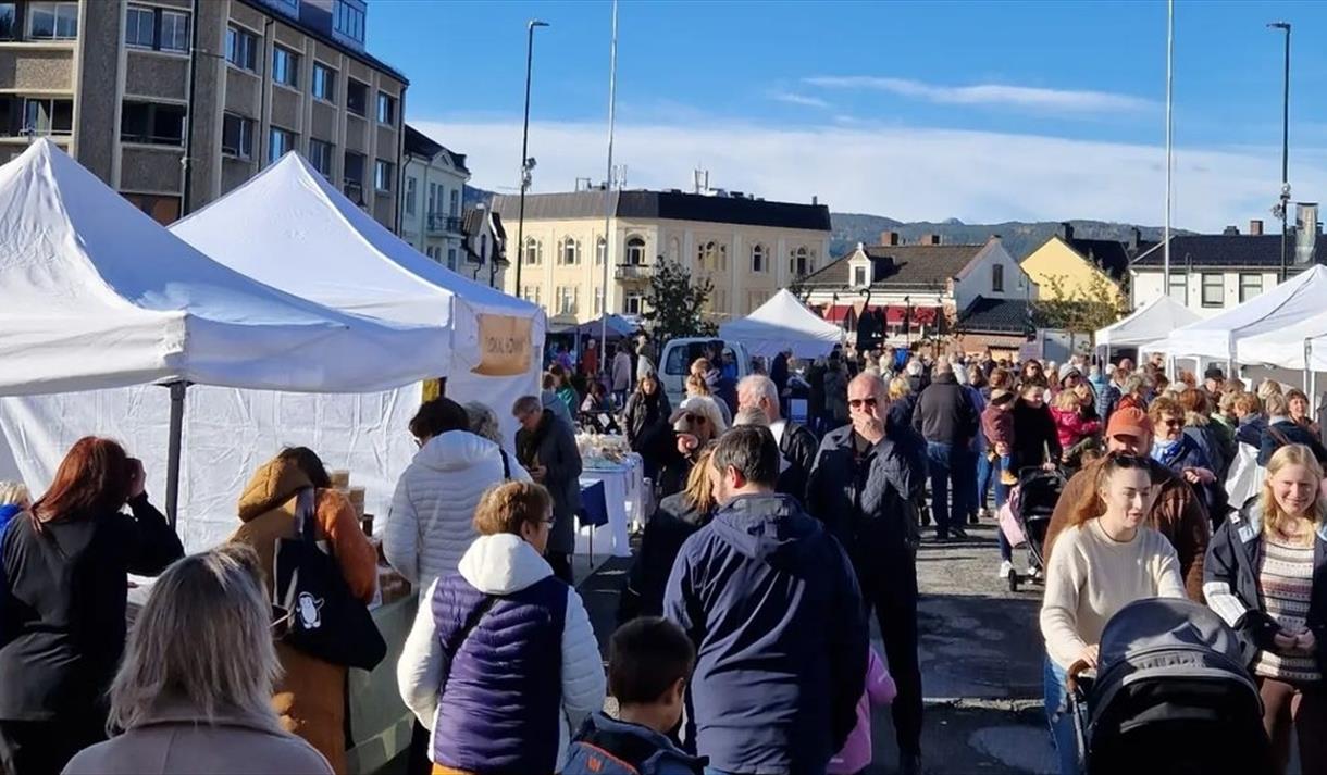 høstmarked på Notodden
