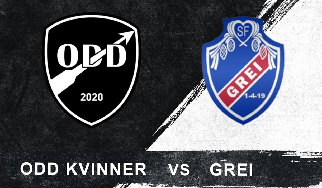 fotballkamp mellom Odd kvinner og Grei