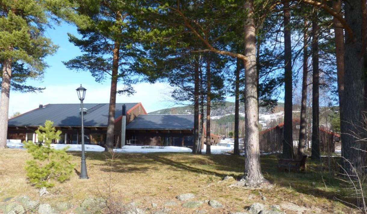 Hotellet sett frå stranda