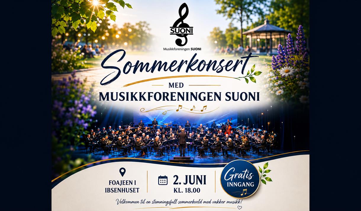plakat til "Sommerkonsert"