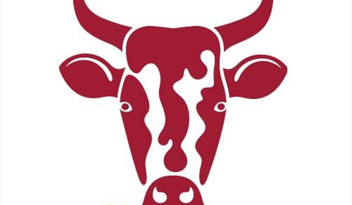 Logo rørtveit gård. stilisert telemarksku