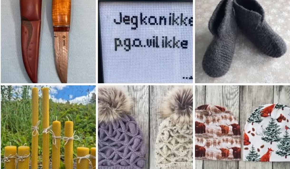 Visning og sal av handverk i Øyskogen