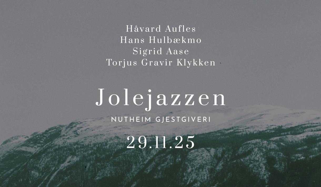 plakat til "Jolejazz på Nutheim"