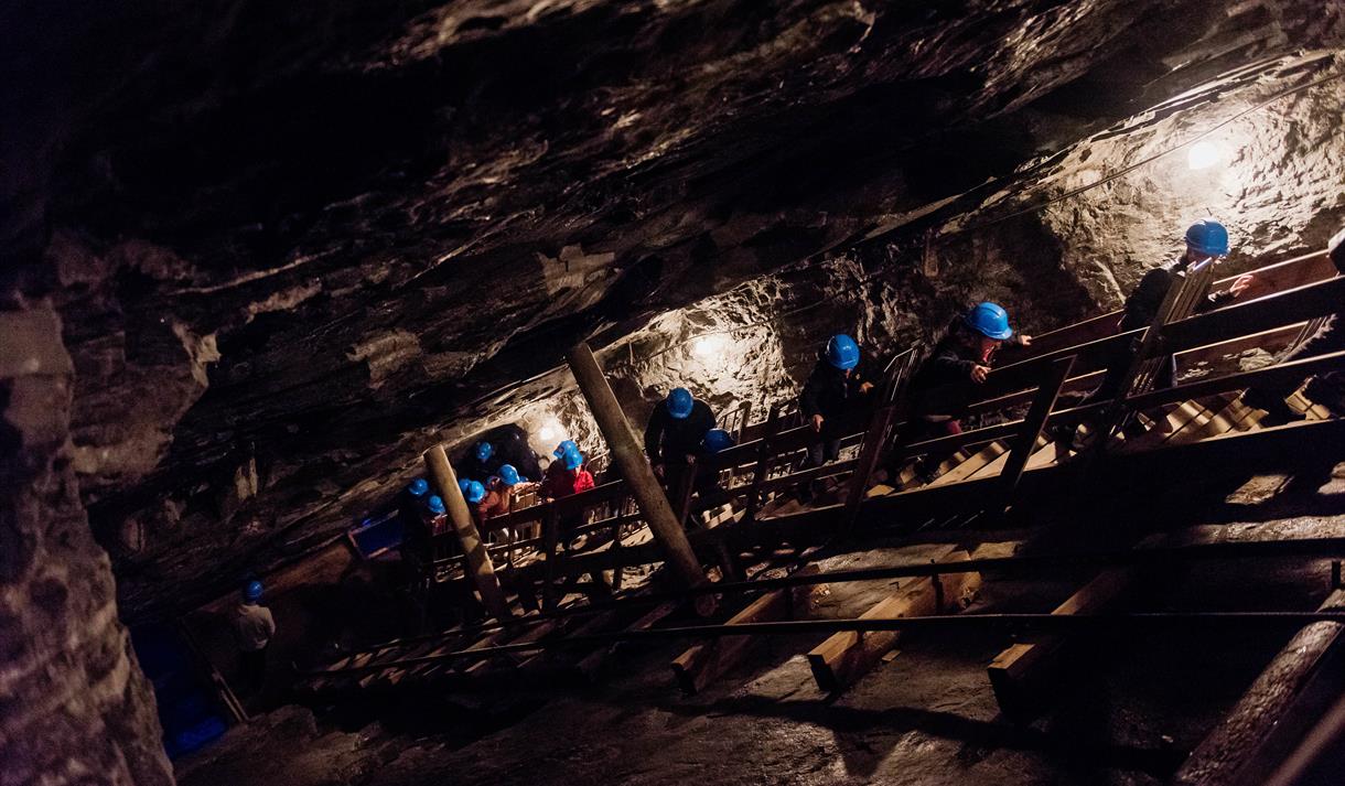 Gruvevandring i Åmdals Verk gruver, Vest-Telemark Museum.