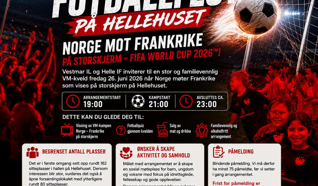 Fotballfest på Hellehuset