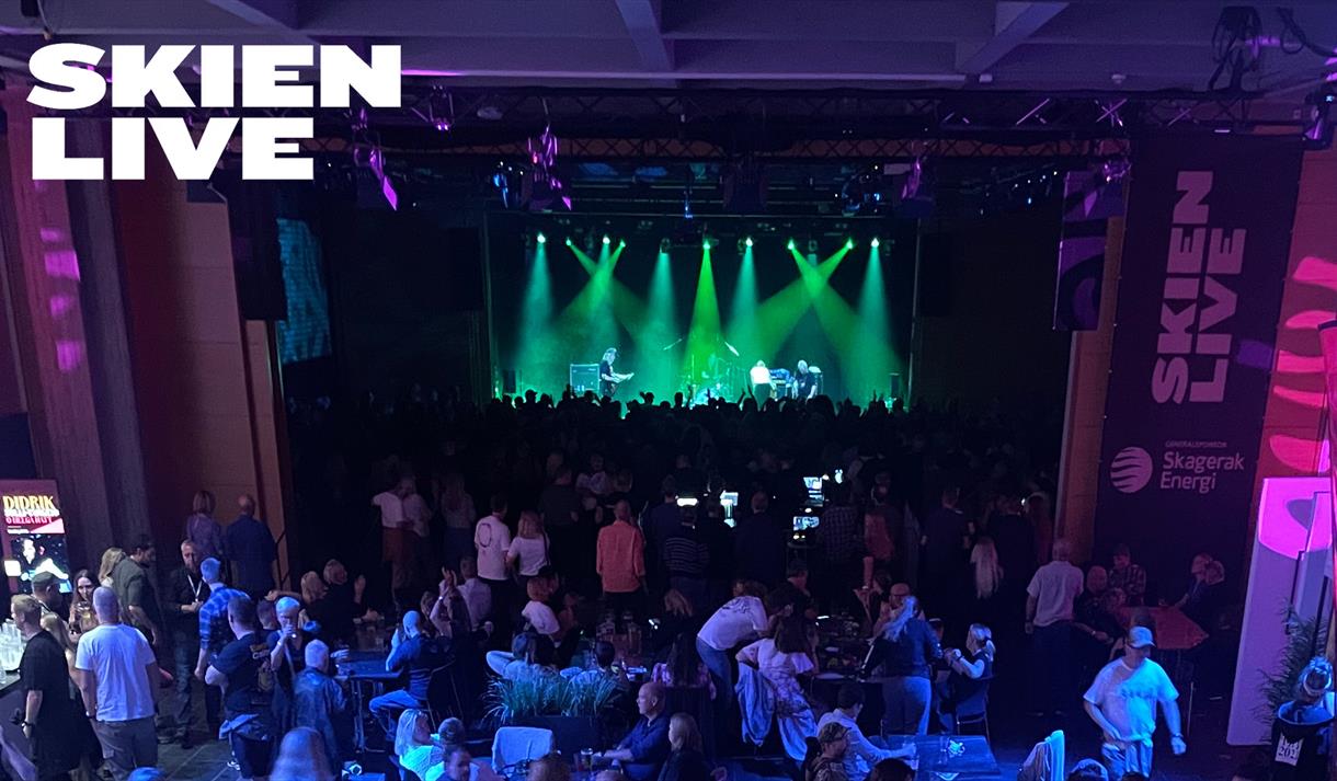 Plakat til "Skien Live"