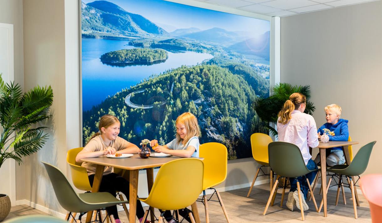 sitteplasser på Hamaren Sommerkafé