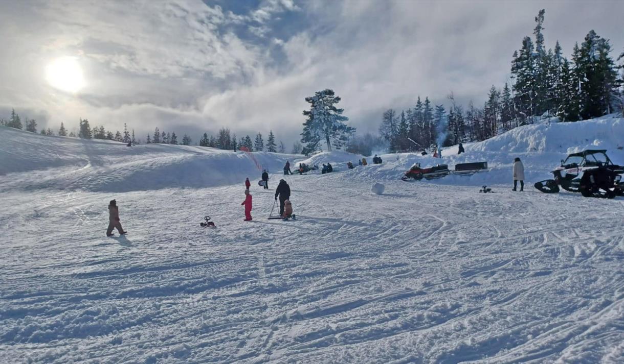 ake og skibakke i Birtedalen, Fyresdal