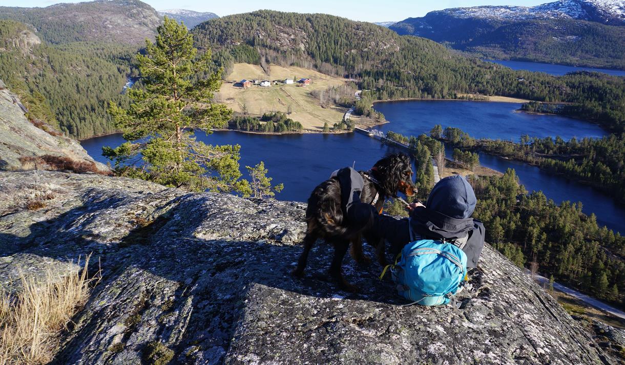 Utsikt frå Kleivfjell