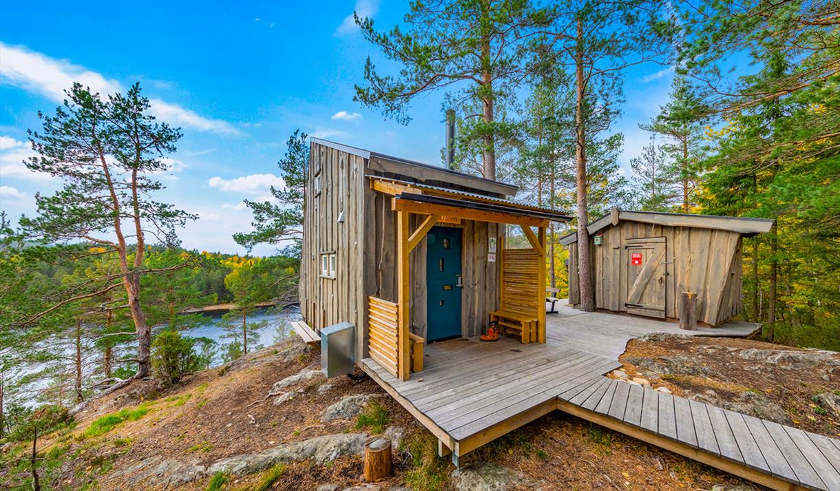 Hytta Kronen hos Mikrohyttene Kragerø