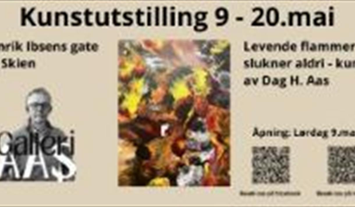 plakat til "Kunstutstillingen"