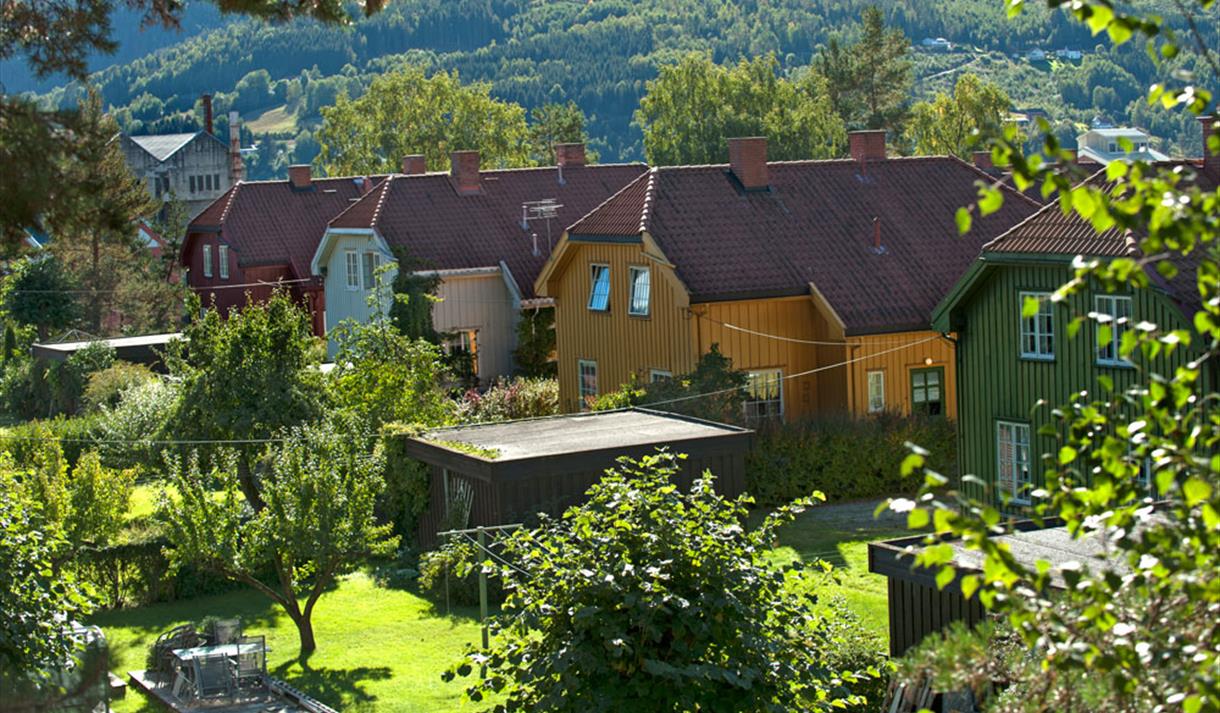 Hus i Grønnbyen i Notodden