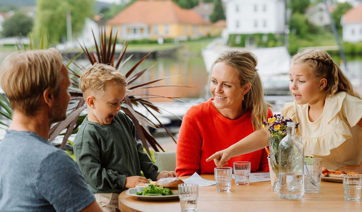 familie på Jonas B Gundersen i Porsgrunn
