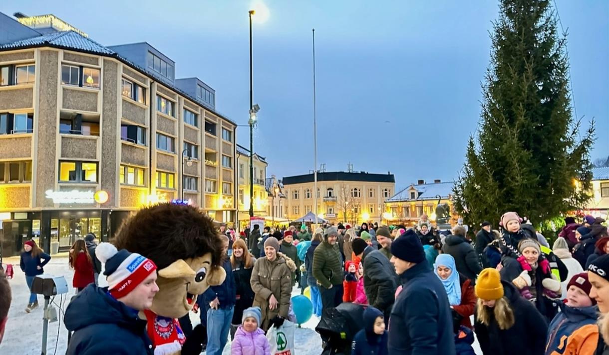 Julemarked og julegrantenning