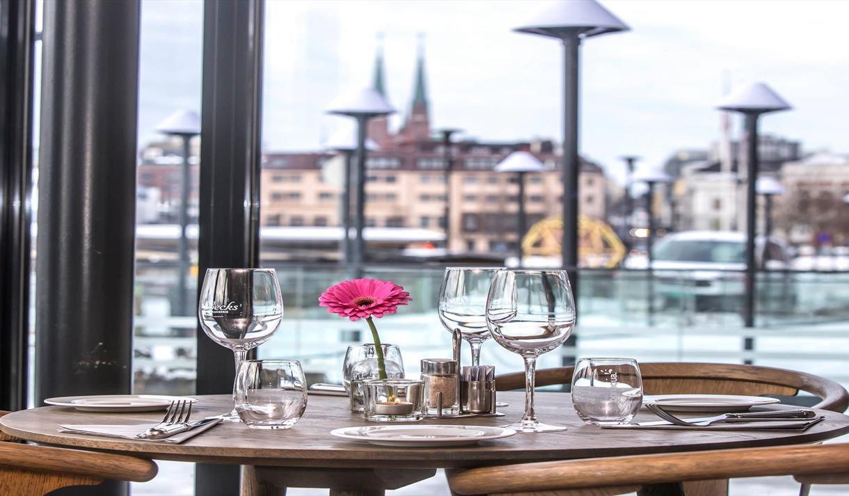 bord på Becks Brasserie Skien