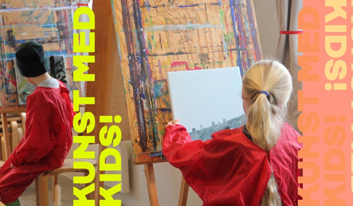 Plakat til "Kunst med kids"