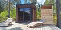 badstue ved Telemark Camping & Motell