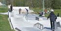 barn på Porsgrunn skatepark