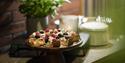 fika som serveres hos Home Hotel Bryggeparken