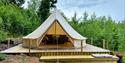 glamping telt hos Mikrohyttene