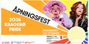 Plakat åpningsfest Kragerø Pride