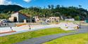 skateparken på Nesøya Aktivitetspark i Notodden