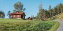 the cabins at Bolkesjø Gård
