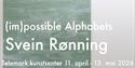 plakat til "(im)possible Alphabets"