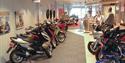 motorsykkelutstilling på Straand Hotel