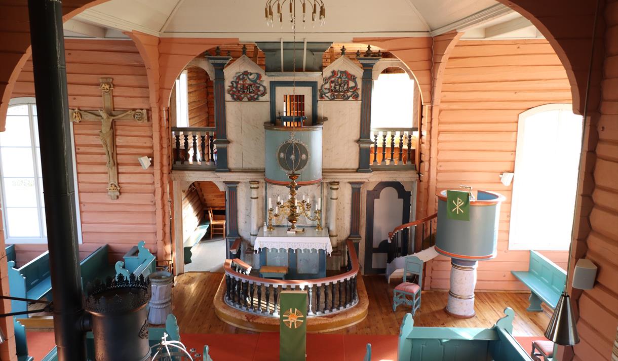 Åmotsdal kyrkje, Jarand Rønjom. Åmotsdal kyrkje, Jarand Rønjom.